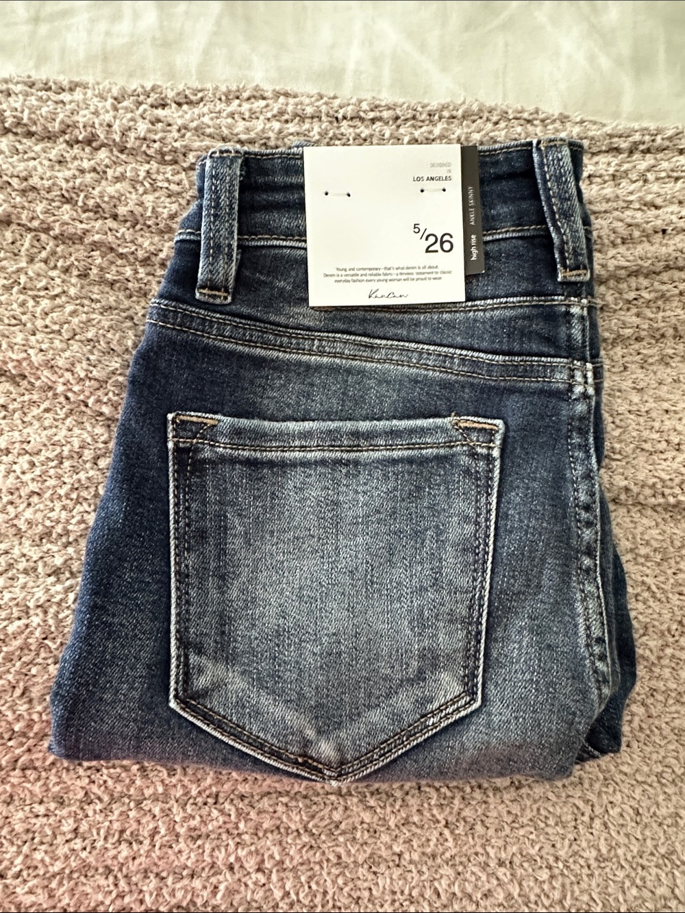 KanCan Dark Blue Cropped Women’s Jeans